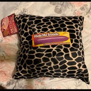 Adult hide your vibe zipper pillow